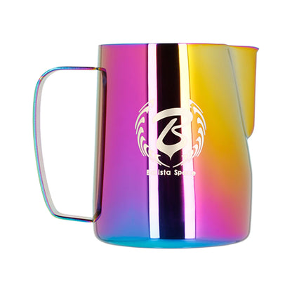 Barista Space Rainbow Milk Pitcher â€“  Colorful Latte Art Pitcher