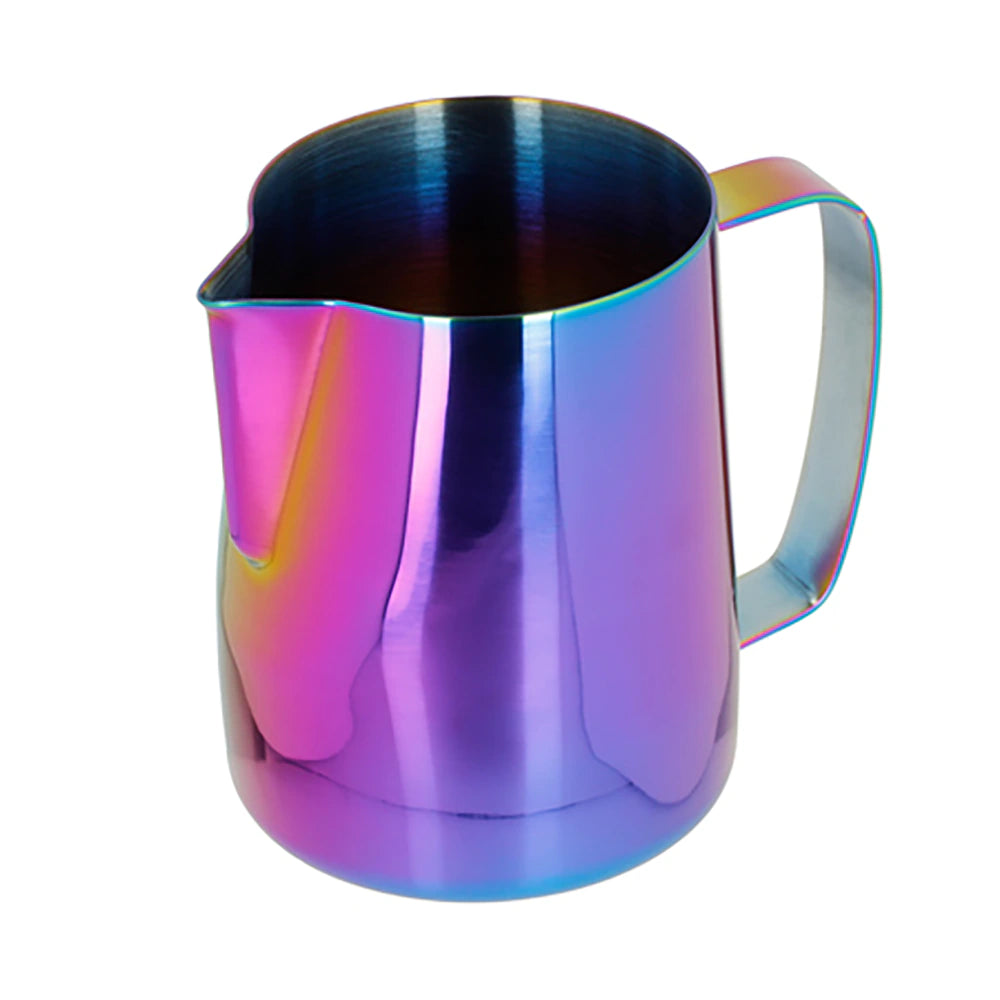 Barista Space Rainbow Milk Pitcher â€“  Colorful Latte Art Pitcher