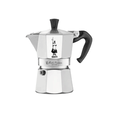 Bialetti Moka Express Coffee Maker – Silver Classic Stovetop Espresso Pot