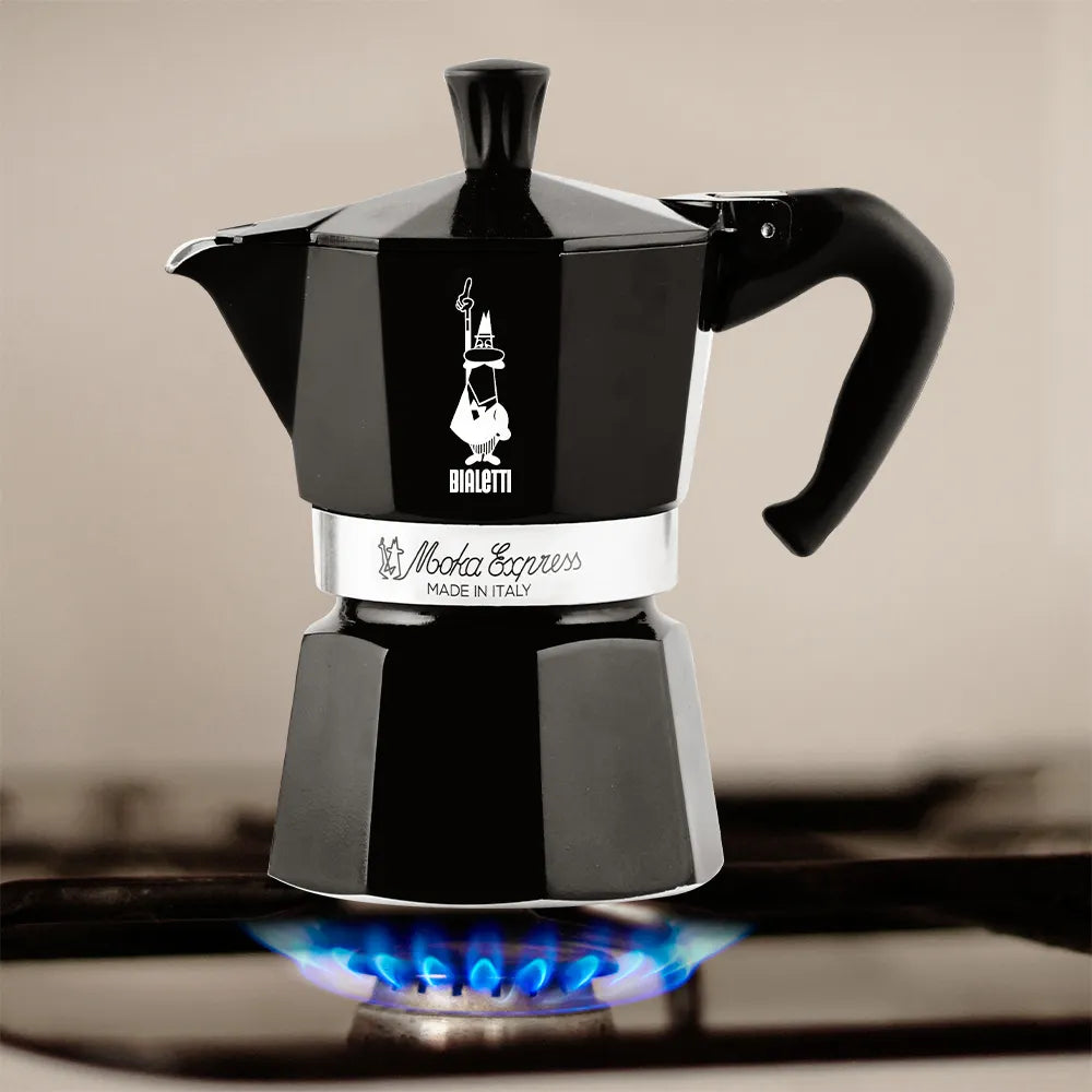 Bialetti Moka Express Coffee Maker – Red & Black Edition