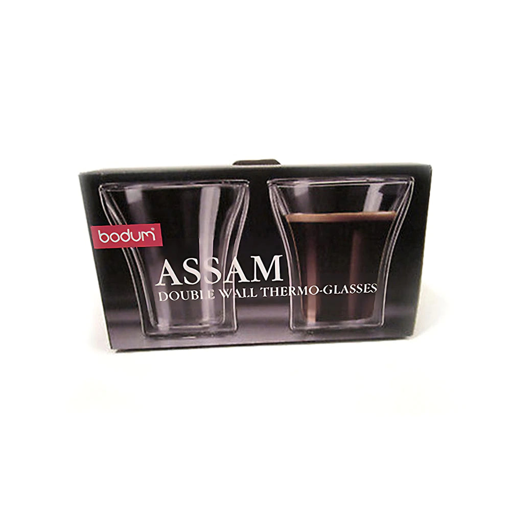 Bodum Assam Double Wall Thermo Glass – Set of 2 Heat-Resistant Glasses