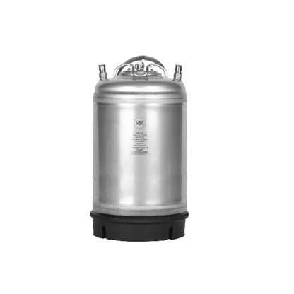 Krome 3 Gallon Ball Lock Keg - Steel Handle - NSF Certified