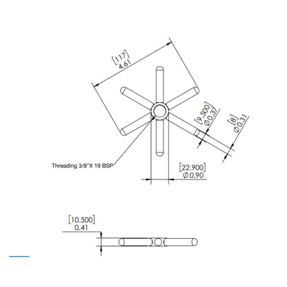 Krome Rinser Replacement Spray Disk