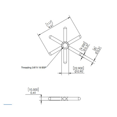 Krome Rinser Replacement Spray Disk