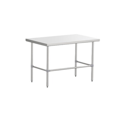 Krome - 24" Wide work table with undershelf (L48" x H34")