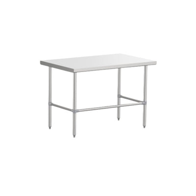 Krome - 24" Wide work table with undershelf (L48" x H34")