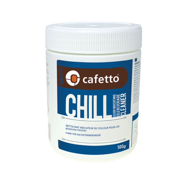 cafetto chill colour indicating cold beverage cleaner