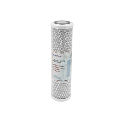 Aquapro Coal Carbon Block Filter 10" x OD 2.5", Gray Cap Black Gasket