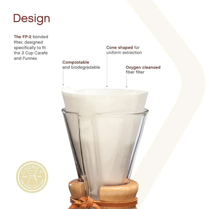 Chemex Bonded Coffee Filters 100
