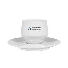 ClubHouse BG Doppio Espresso Cups – 120ml with Saucers (Set of 4)