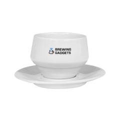 ClubHouse BG Latte Coffee Cups – 300ml with Saucers (Set of 4)