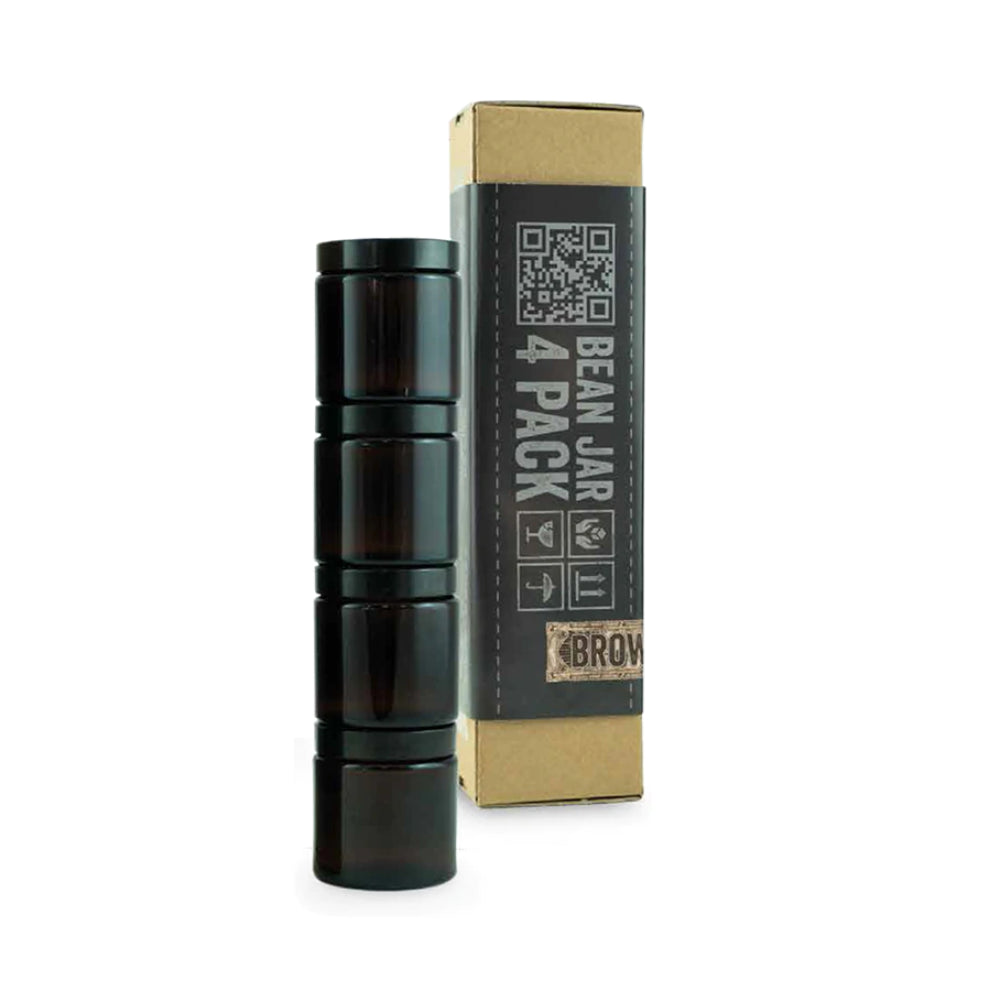 Comandante Bean Jar, Brown & Clear