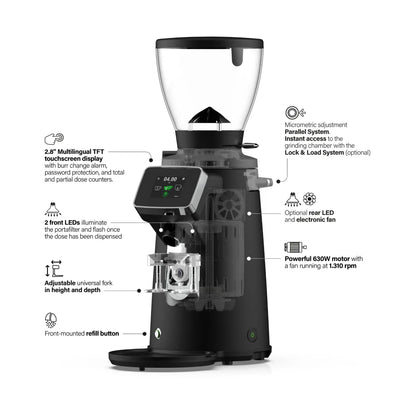 Compak E8 OD Grinder - 83mm, With Red Speed Burrs