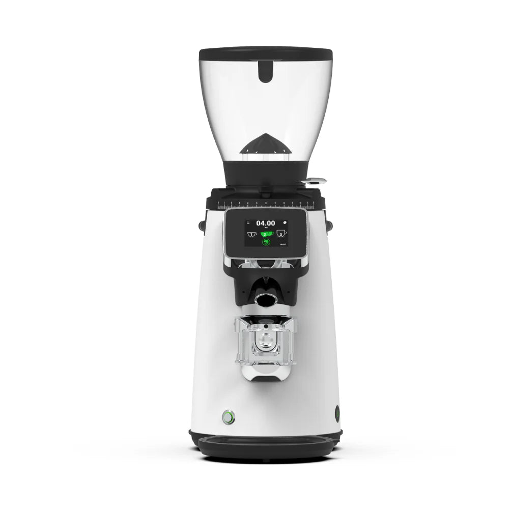 Compak E8 OD Grinder - 83mm, With Red Speed Burrs - White