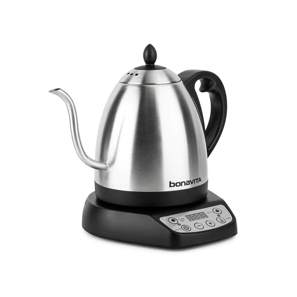 Bonavita Variable Temperature Electric Kettle – 1.0L Gooseneck Pour Over Kettle