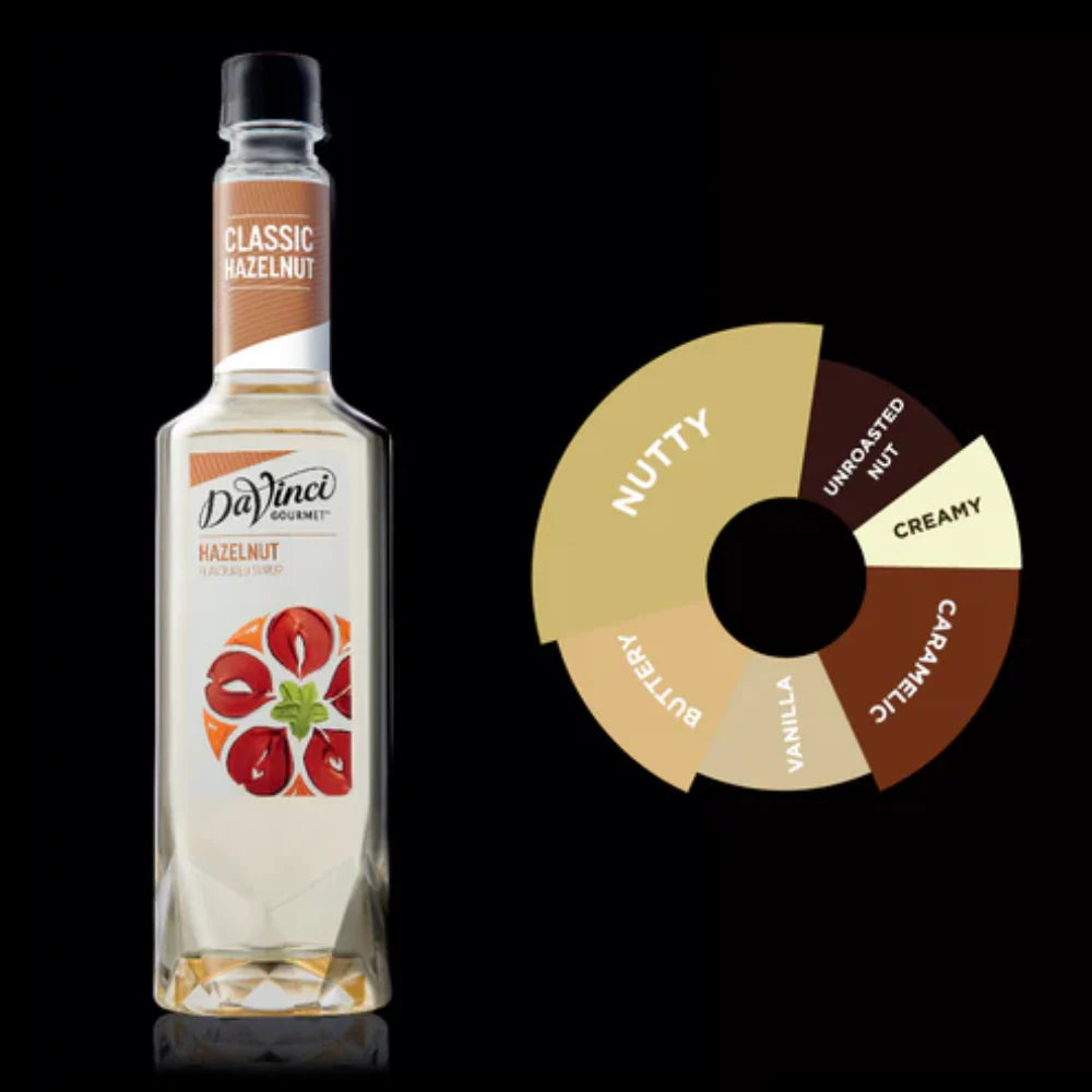 Davinci Hazelnut Flavor Syrup - 750ml