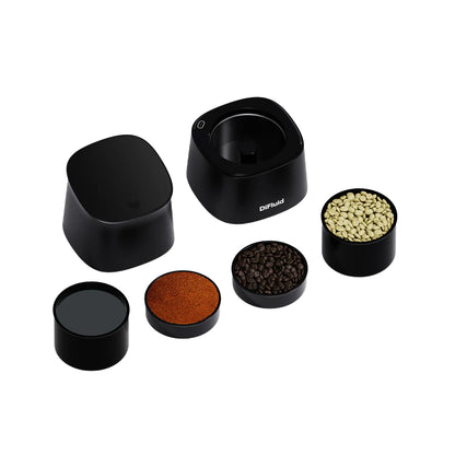 DiFluid Omix Plus Coffee Moisture, Water Activity, Density Structure and Cool Meter