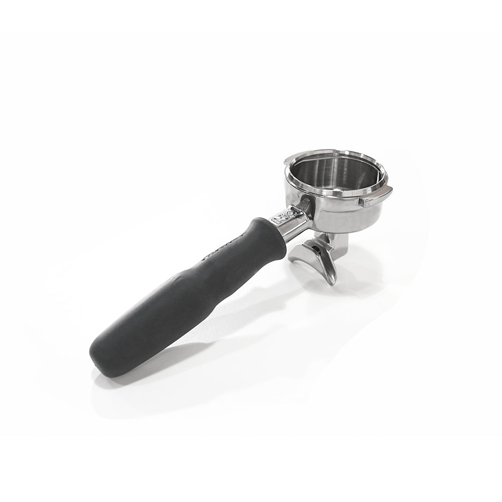 La Marzocco Dual Spout Black Handle Portafilter, Fixed Spout