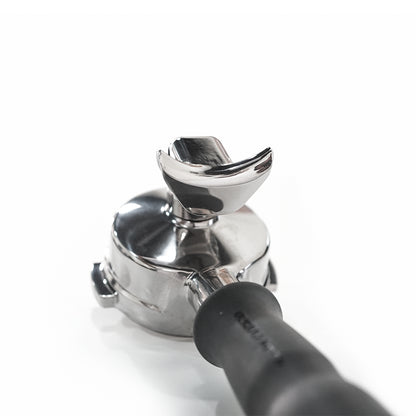 La Marzocco Dual Spout Black Handle Portafilter, Removable Spout