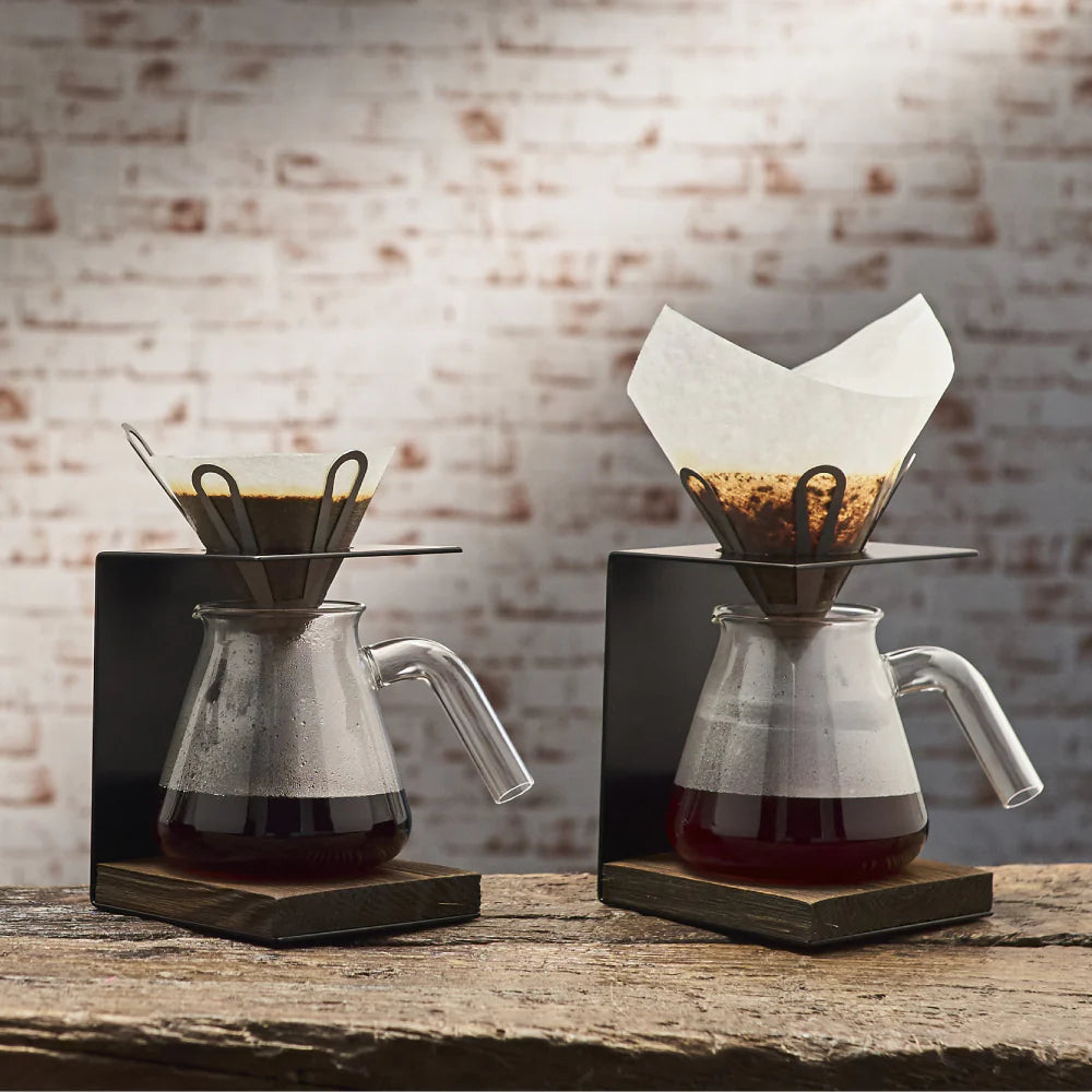 E&B Wood Coffee Brewing Station