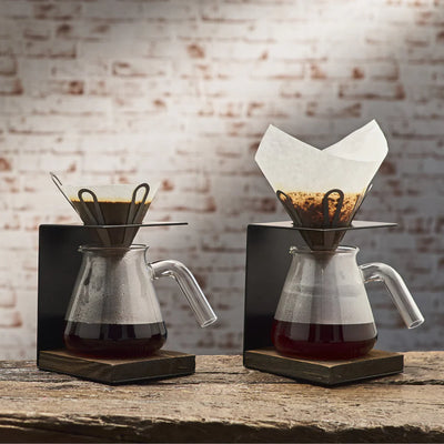 E&B Wood Coffee Brewing Station