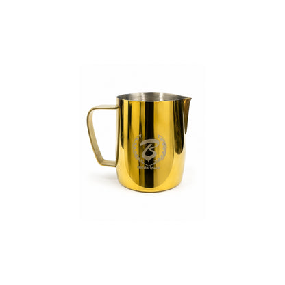 Barista Space Gold Milk Pitcher – Stainless Steel Jug for Latte Art