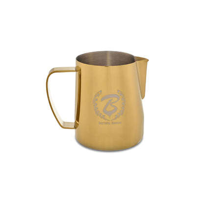 Barista Space Gold Milk Pitcher – Stainless Steel Jug for Latte Art