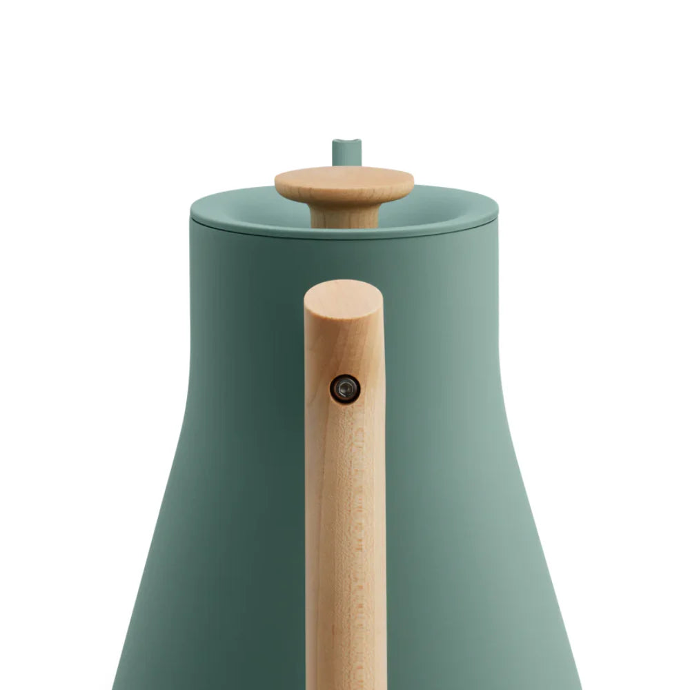 Fellow Stagg Kettle EKG 0.9L - Smoke Green & Maple Wooden Handle