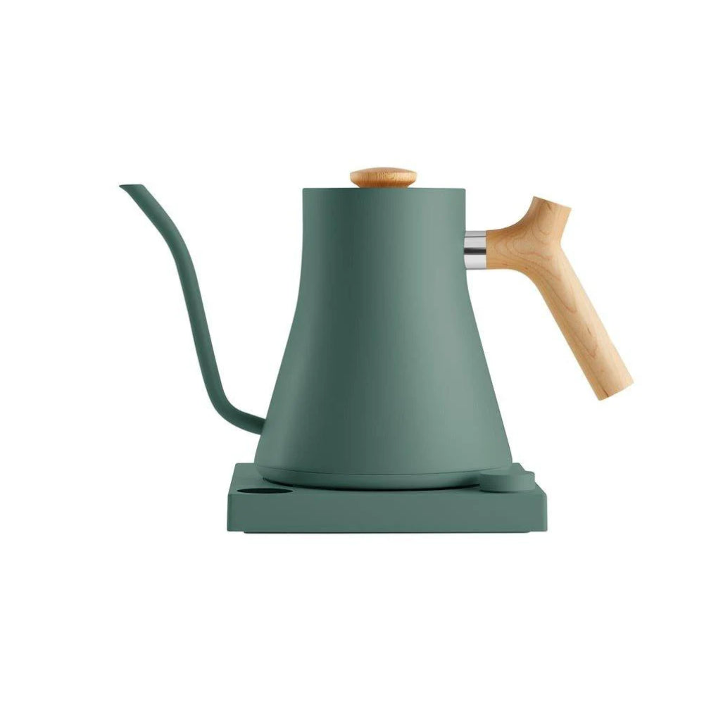 Fellow Stagg Kettle EKG 0.9l, Smoke Green & Maple Wooden Handle