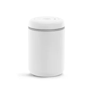 Fellow Atmos Vacuum Canister, Matte White Stainless steel, 0.7L & 1.2L