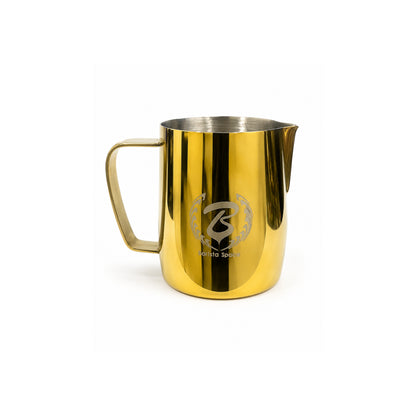 Barista Space Gold Milk Pitcher – Stainless Steel Jug for Latte Art