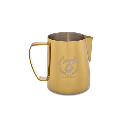 Barista Space Gold Milk Pitcher – Stainless Steel Jug for Latte Art