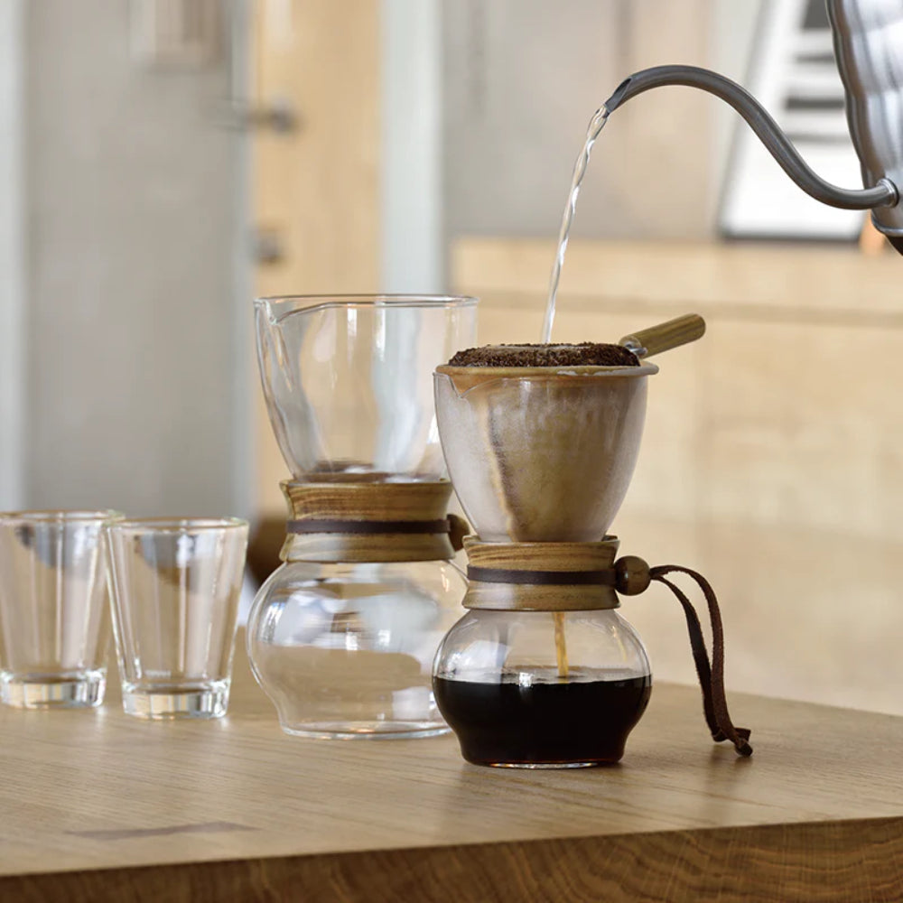 Hario Drip Pot Olive Woodneck