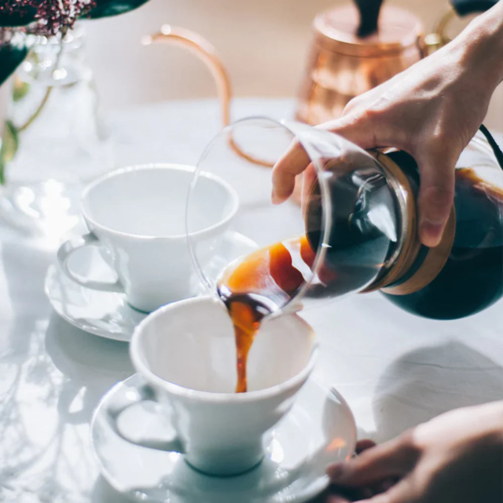 Hario Drip Pot Olive Woodneck