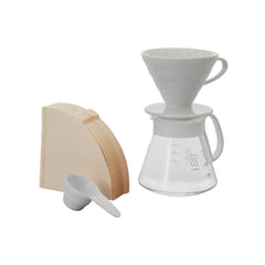 Hario V60 Ceramic Dripper 02 Set White