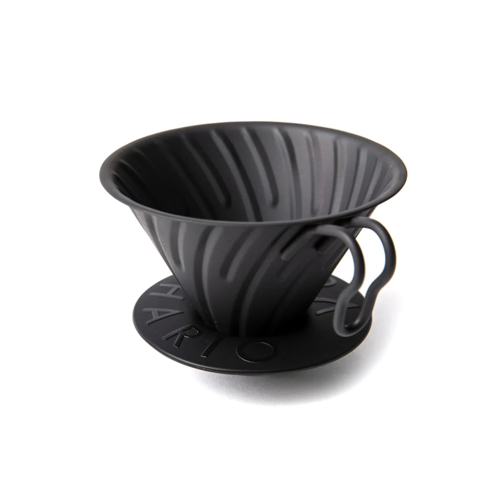 Hario V60 Metal Coffee Dripper Matt Black 02