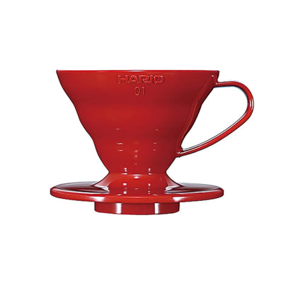 Hario V60 Coffee Dripper 01 Red Plastic-standard