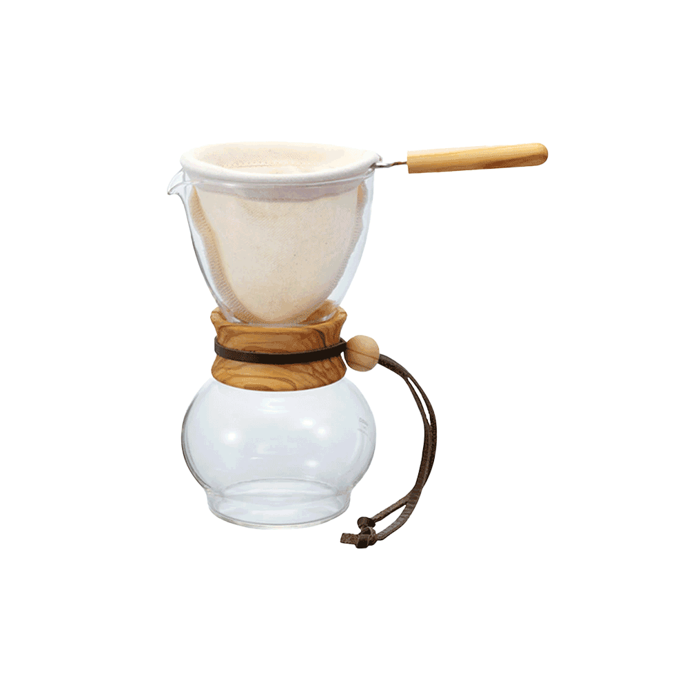 Hario Drip Pot Olive Woodneck