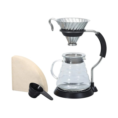 Hario V60 Arm Stand Glass Dripper Set-standard