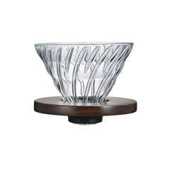 Hario V60 Glass Dripper Walnut