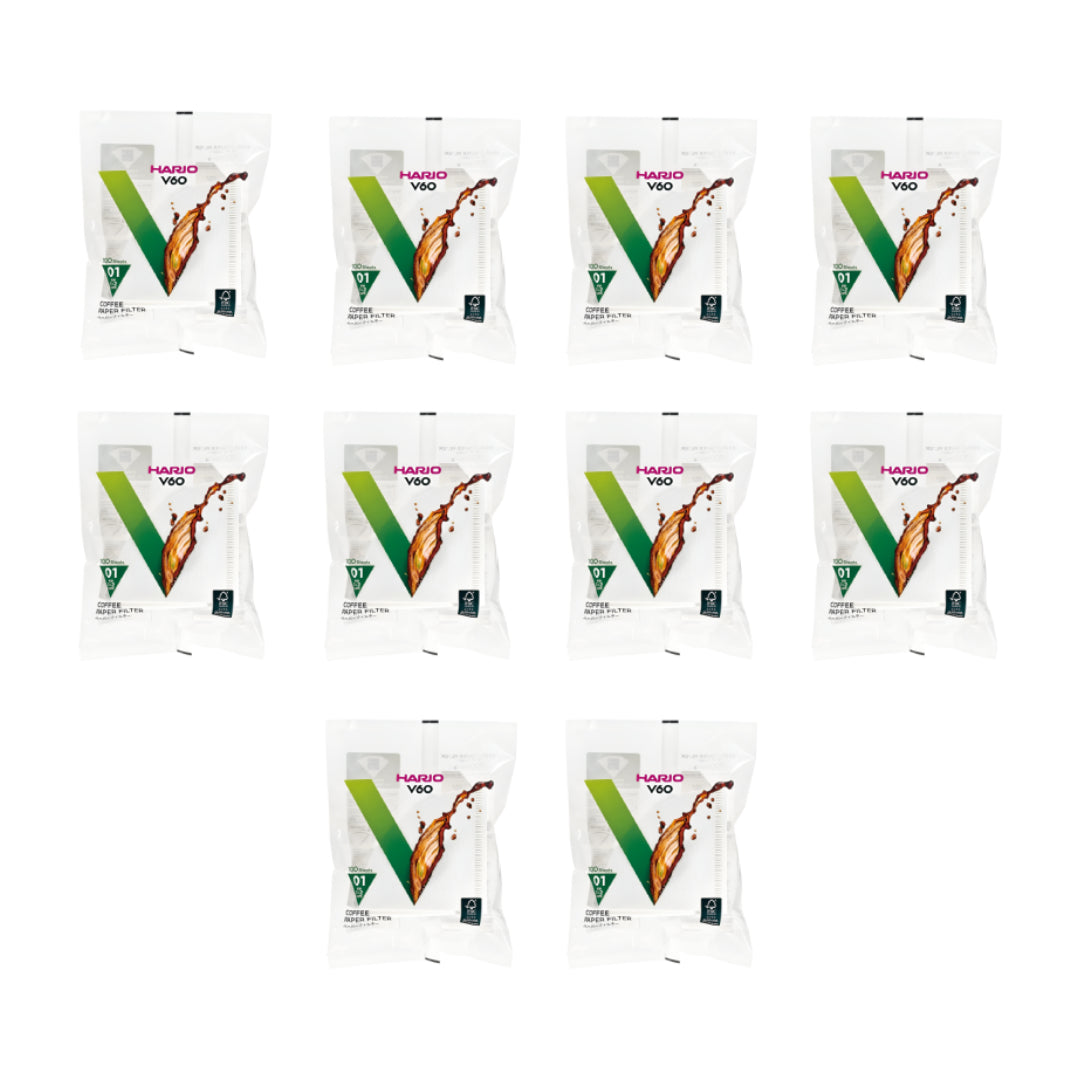 Hario V60 bleached filters, 100pcs