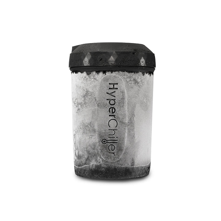 HyperChiller - HC2CB Patented Iced Coffee/Beverage Cooler - 12.5 Oz, Charcoal Black