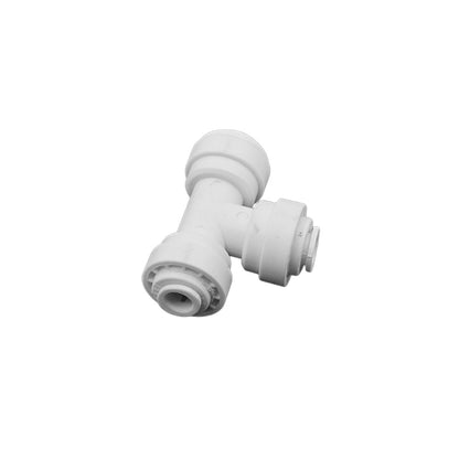 Aquapro - Inch Size 3/8" X 1/4" X 1/4" T Connector Push Fitting