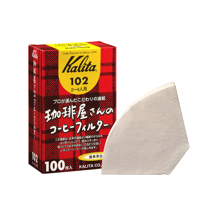 kalita 102 d drip set filter paper 100 pcs per pack