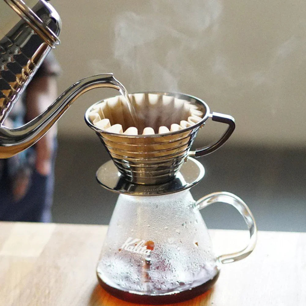 Kalita Wave 155 Stainless Steel Dripper – 1-2 Cups