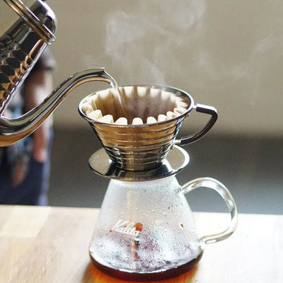 Kalita Wave 155 Stainless Steel Dripper – 1-2 Cups