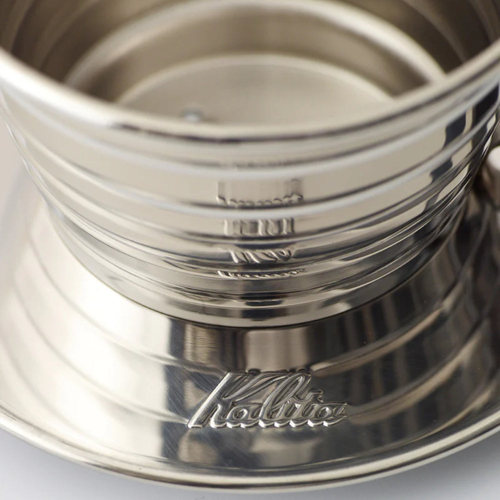 Kalita Wave 155 Stainless Steel Dripper – 1-2 Cups