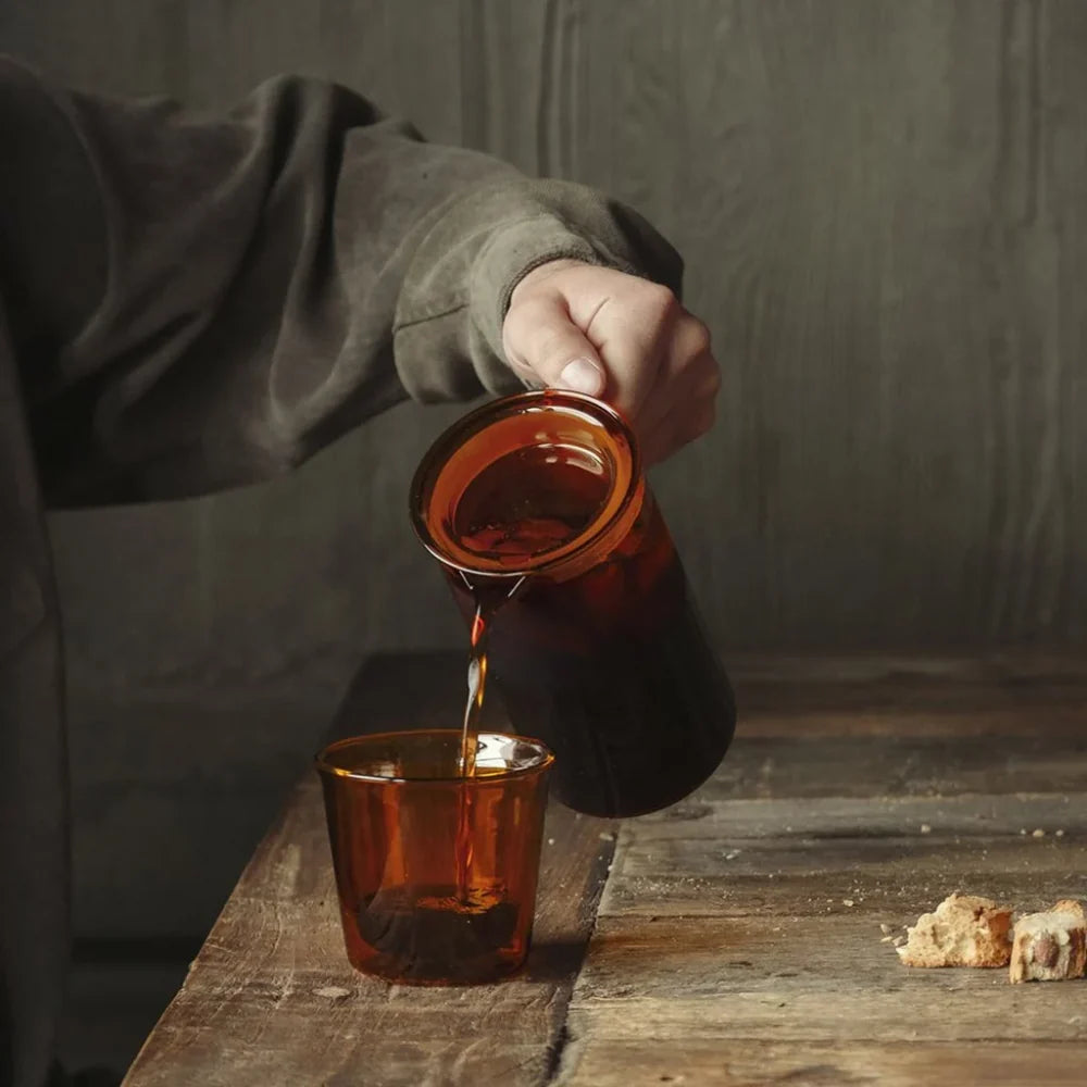 KINTO CAST Amber Double Wall Glass