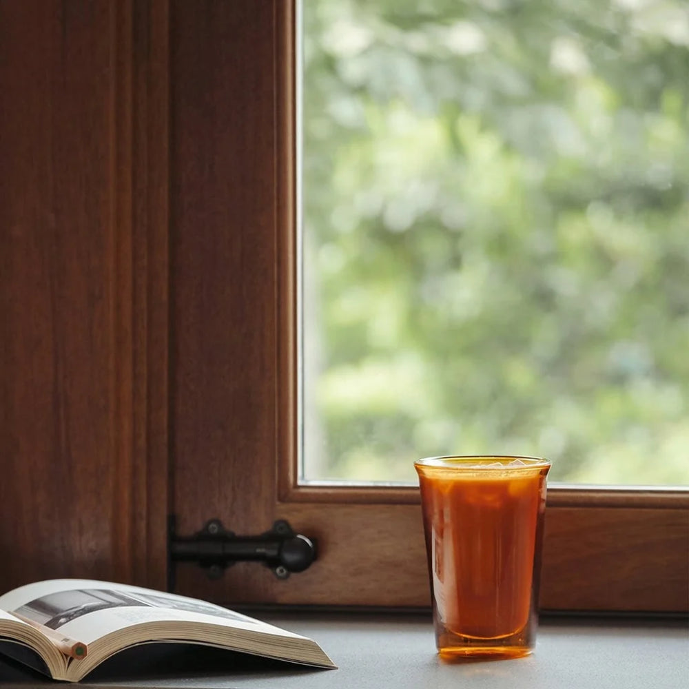 KINTO CAST Amber Double Wall Glass