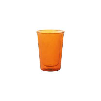 KINTO CAST Amber Double Wall Glass
